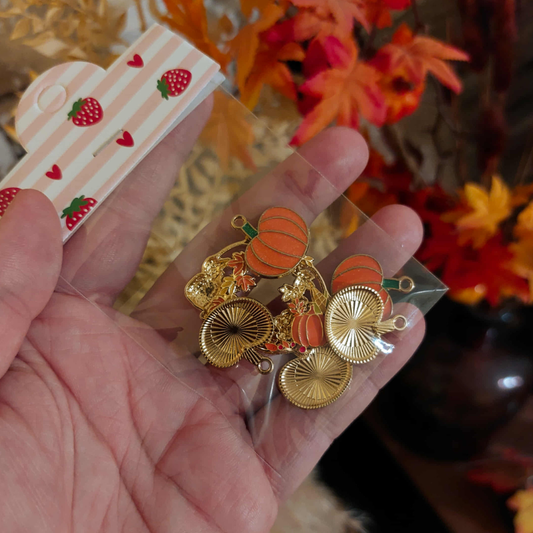 Lot de Pendentifs Citrouilles