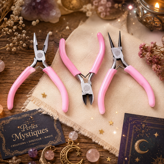 Set de 3 pinces à bijoux – Indispensable pour la création